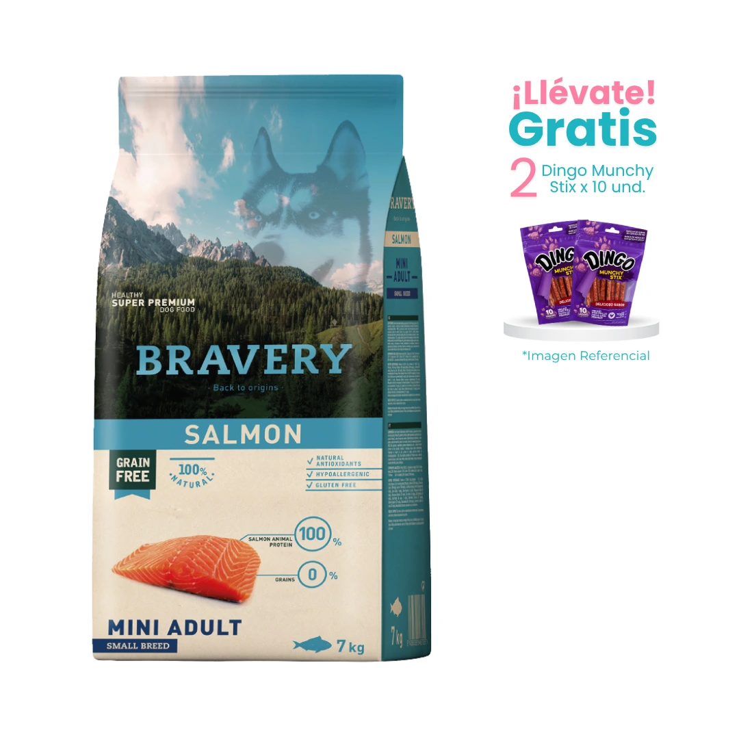 Bravery Salmon Miniadult 7 kg
