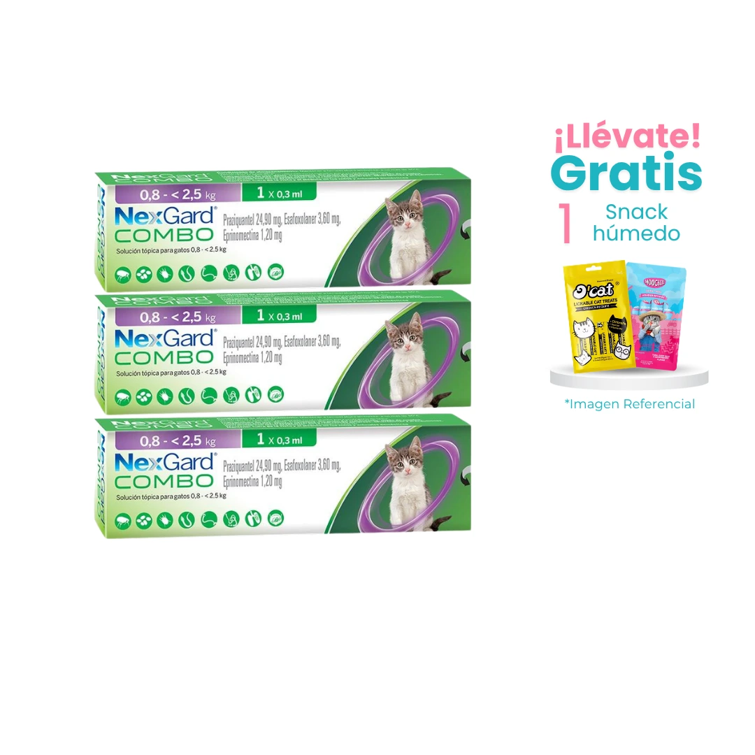 NEXGARD GATITO COMBO X3
